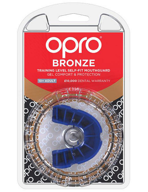 Opro Bronze Training Level (10yrs - Adult) - Blue